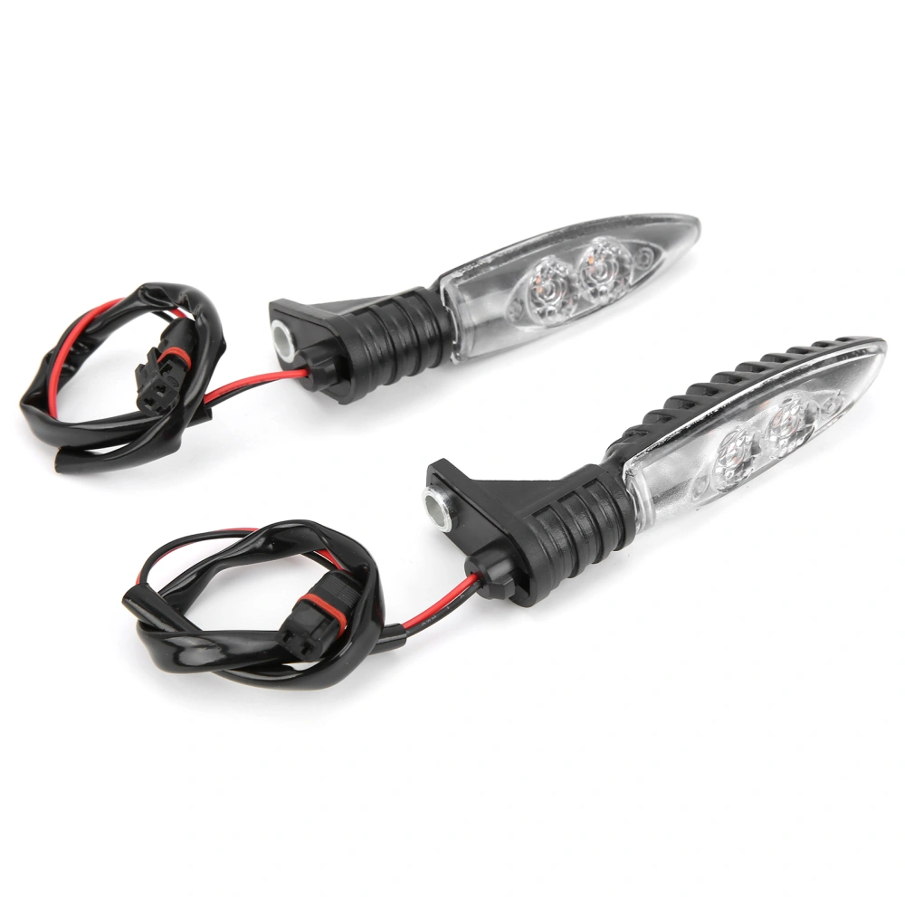 Pair Front Turn Signal Indicator LED Light 12V Replacement for S1000RR R1200GS F800GSClear Lens