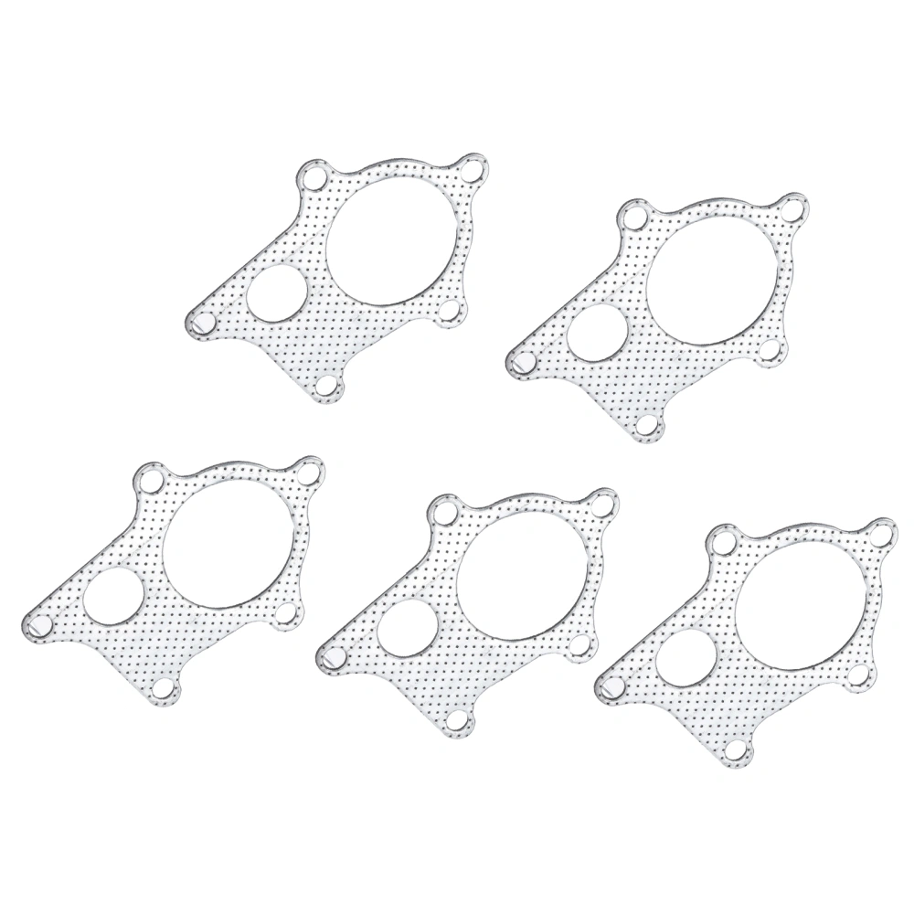 5PCS Exhaust Manifold Gasket Set for T3/T4 T04E 5 Bolt Down Pipes Internal Wastegate Actuator