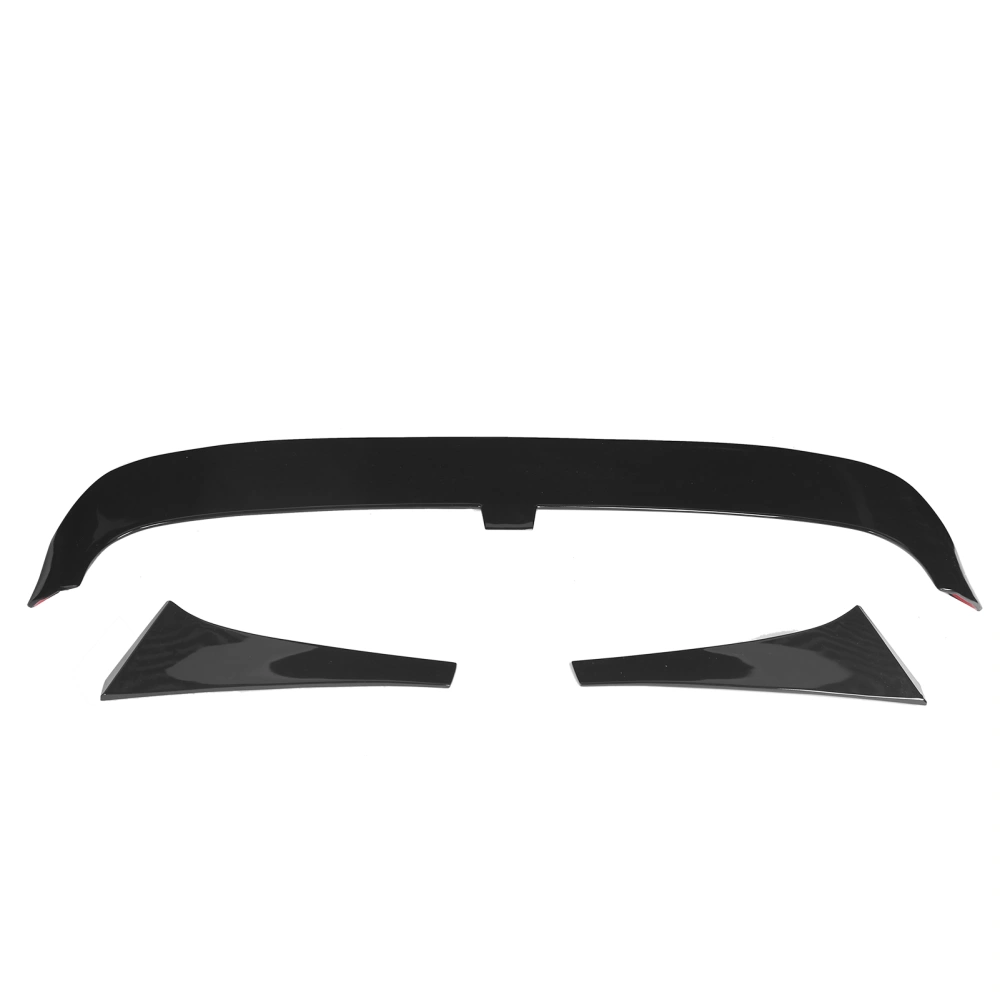 BuyWeek For Clubsport Style Rear Roof Spoiler Wing Kit UV-Resistant for MK7/MK7.5 Standard 2013-2020Gloss Black