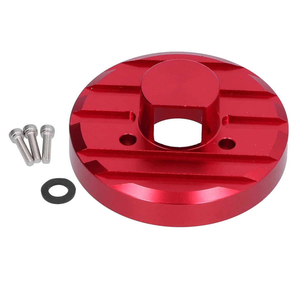 Car Antenna Base with Mounting Hardware Gasket Metal Fit for Jeep Wrangler JK/JL 2007‑2017Red