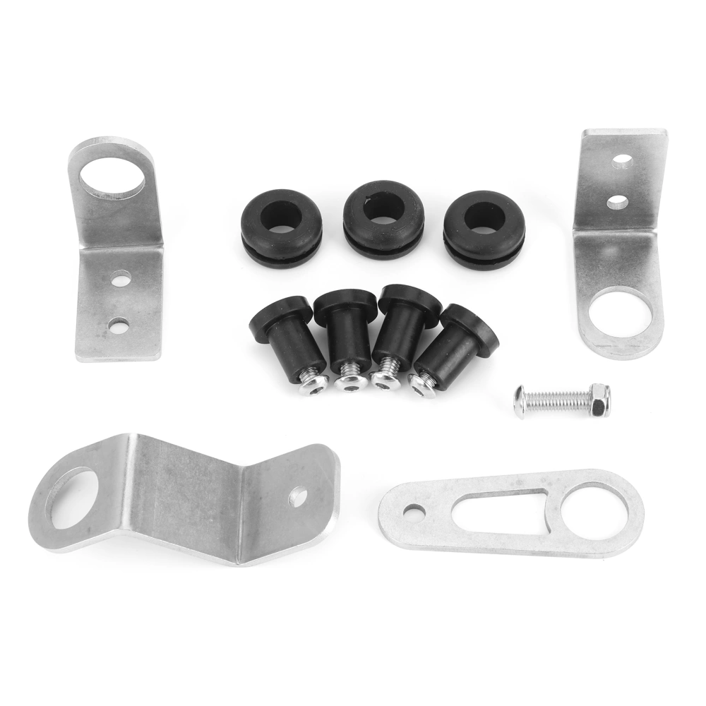 Radiator Bolt On Bracket Kit Fit for Honda Civic EG DC2 EK 1992-2000 K-Swapped Chassis