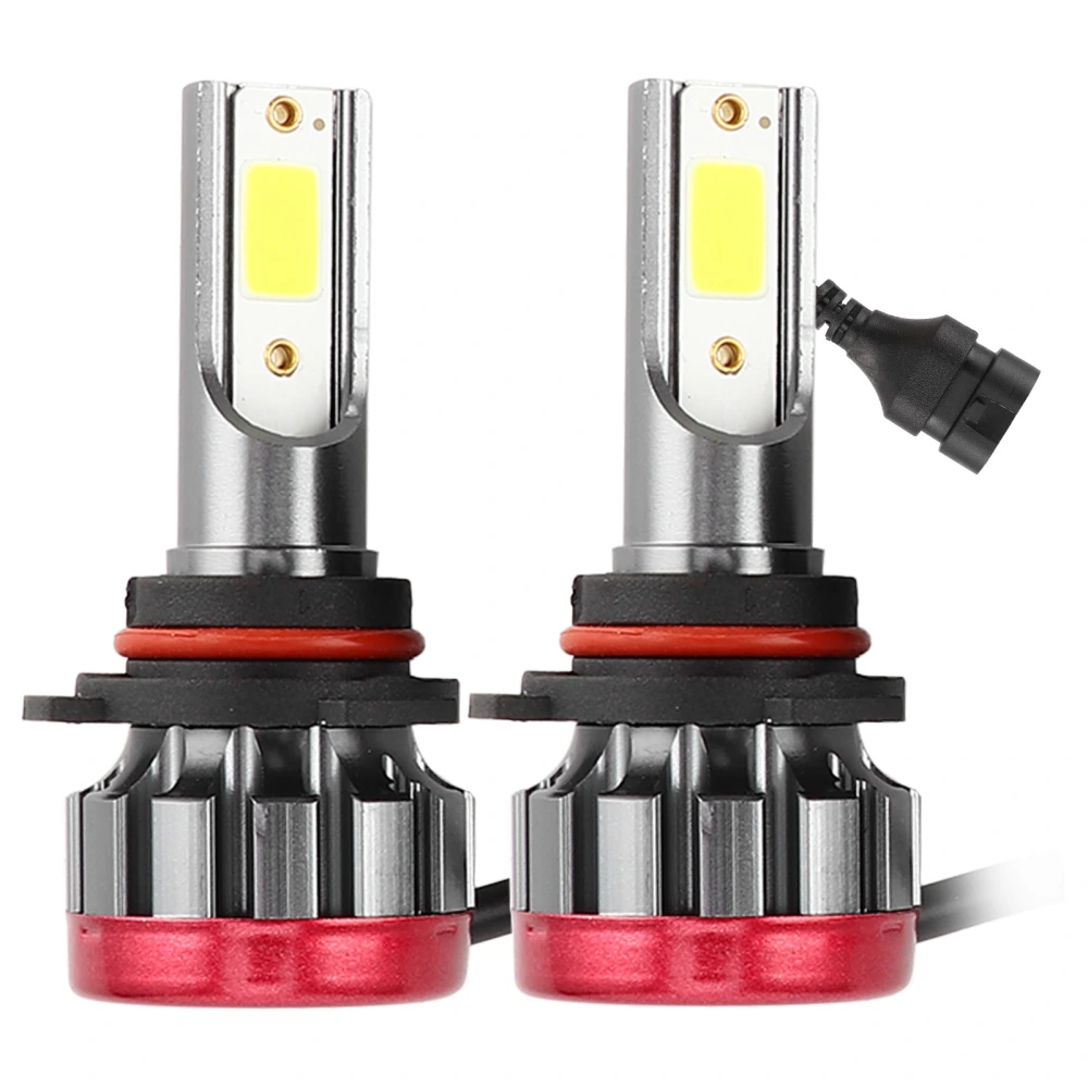 Pair LED Bulbs for Fog Lamp Headlight 3000LM 30W EV19 9006/HB4 Waterproof Lime Lighting