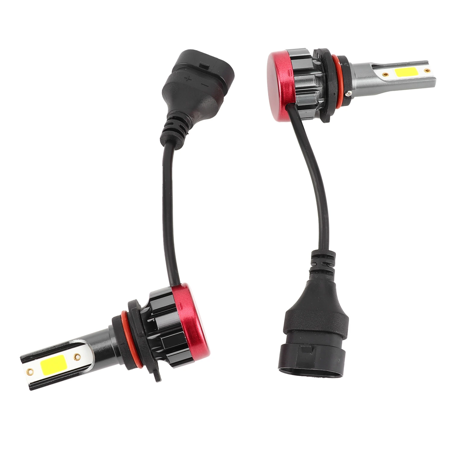 BuyWeek Pair LED Bulbs for Fog Lamp Headlight 3000LM 3000K 30W EV19 9006/HB4 Yellow-Gold Color