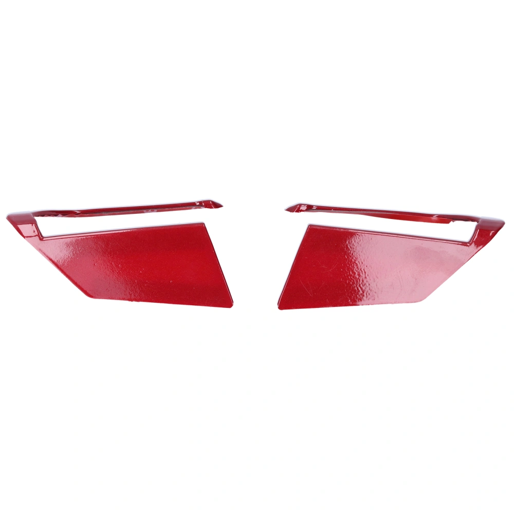 2pcs Auto Steering Wheel Cover Trim Left and Right Position Fit for Mazda 3/Axela 2020Red