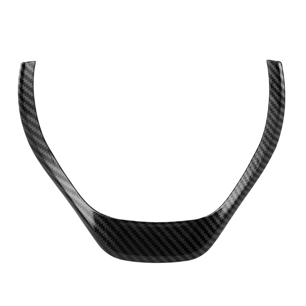 Steering Wheel Trim Cover Car Interior Decoration Fits for 3 Series 4 Series F30 F31 F34 F32Carbon Fiber Style Glossy Black