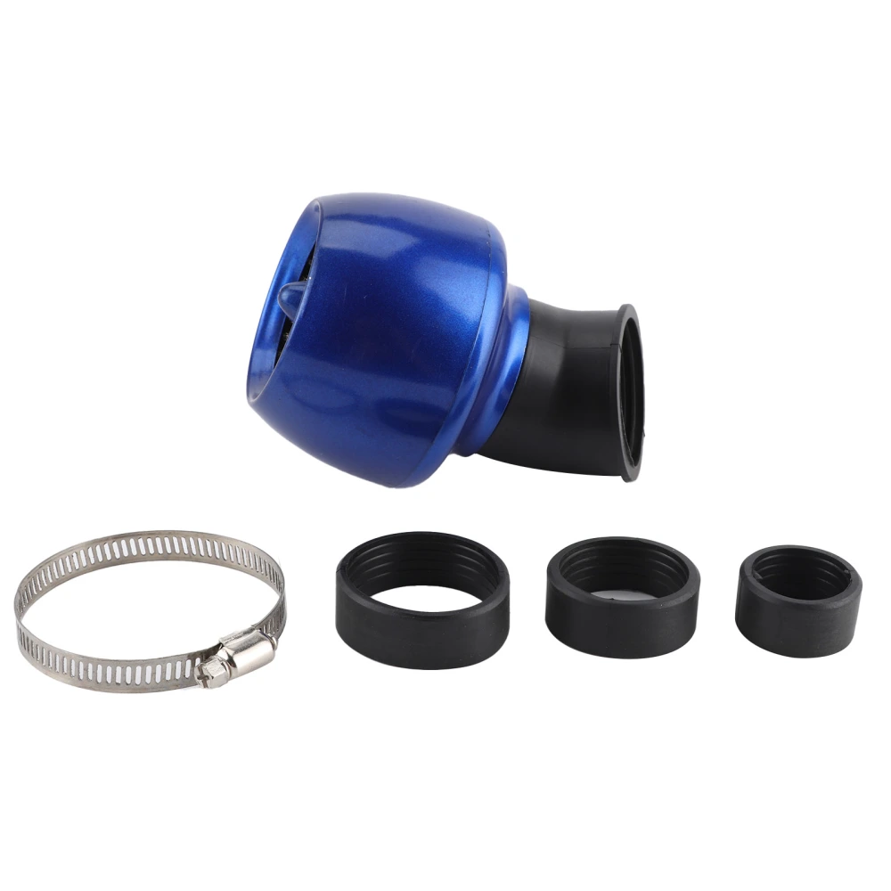 BuyWeek Motorcycle Intake Filter Air Cleaner Washable Reusable Universal for 1.1-1.9in Inner Diameter Pipe