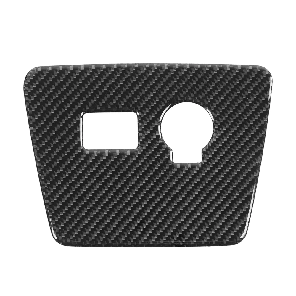 Carbon Fiber Power Output Button Panel Trim Fit for Prius 2012‑2015 Left‑Hand Drive