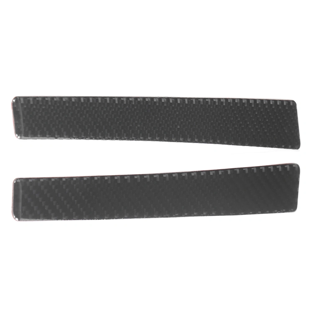 Central Console Armrest Trim Strip Cup Holder Cover Soft Carbon Fiber Decor Fit for S60/V60