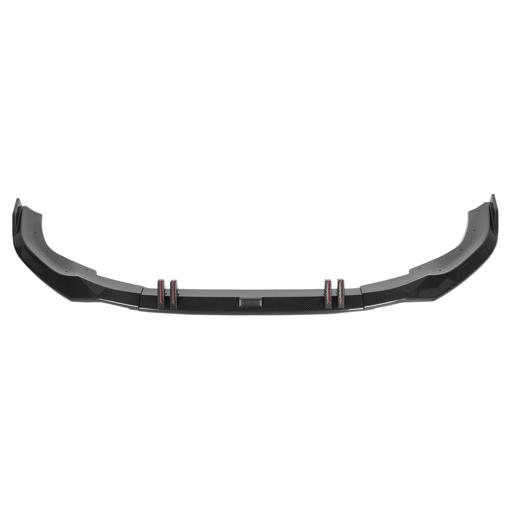 BuyWeek 3pcs Front Bumper Lip Spoiler Diffuser High Strength with Mounting Accessory Fit for A4/B9 2020‑2021Carbon Fiber Style