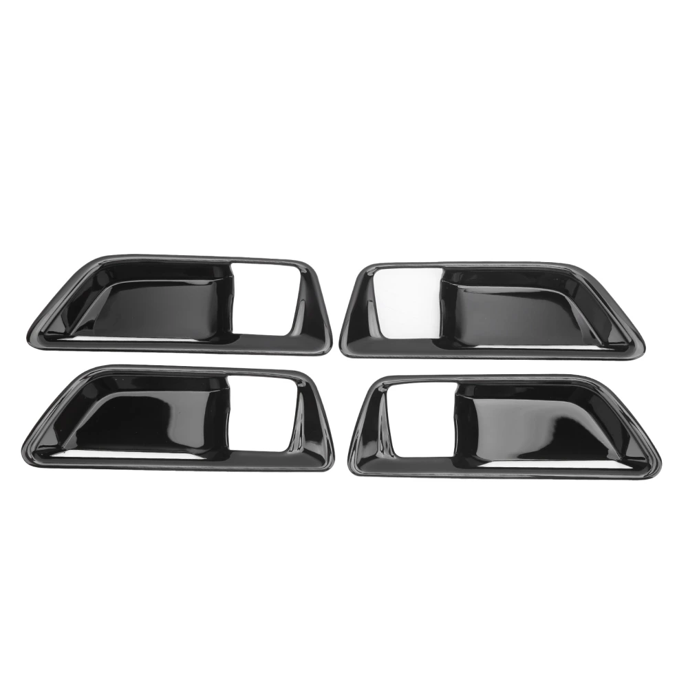 BuyWeek 4pcs Interior Door Handle Trim Frame Protection Cover Fit for Harrier Venza XU80 2020 2021Piano Black