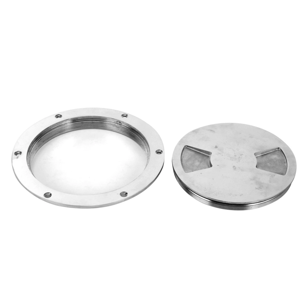 6in 316 Stainless Steel Deck Cover Plate Cabin Bottom Plate Import and Export Yacht Marine Hardware