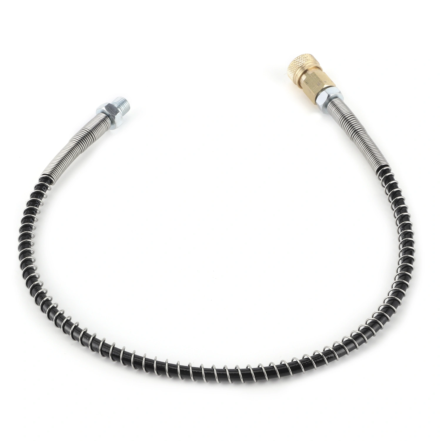 BuyWeek Air Pump Hose 30/63MPA Hose Spring Wrapped M10 Thread 0.5m with Female Head