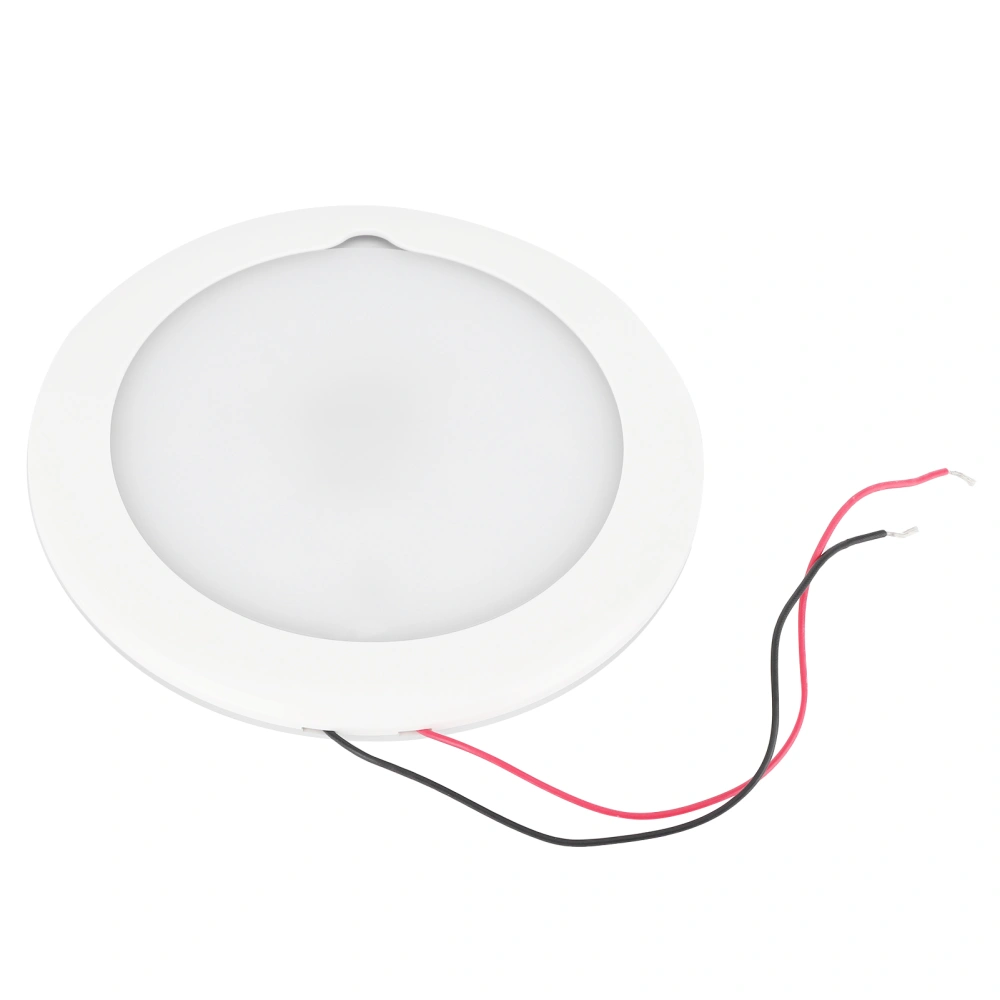 5.9in Roof Ceiling Light Touch Dimming Adjustable Interior Lamp IP67 Waterproof for Marine Ship RVWarm Light 3000‑3300K