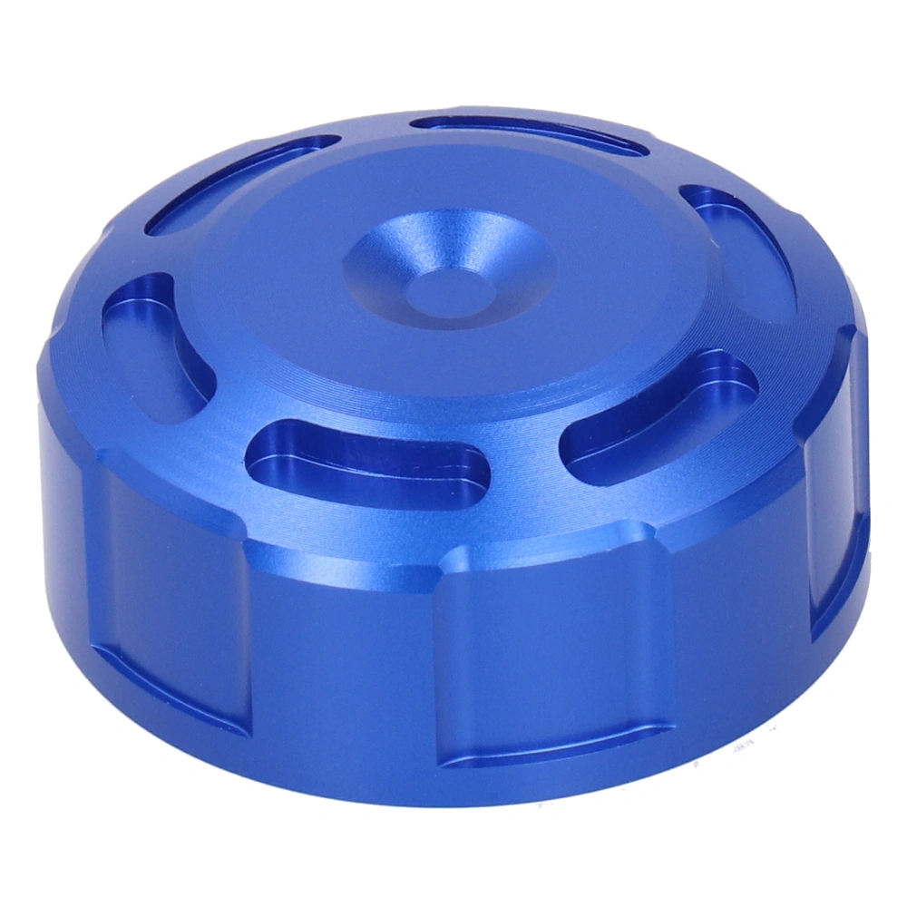 Rear Brake Fluid Reservoir Cap Aluminum Alloy Oil Tank Cover Fit for Yamaha MT-125 YZF-R1 YZF-R25(Blue )