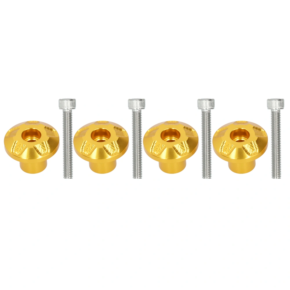 4Pcs Motorcycle Front Fender Frame Slider Screw Fit for YAMAHA NMAX 125 150 155/SMAX 155/TMAX 500 530Gold