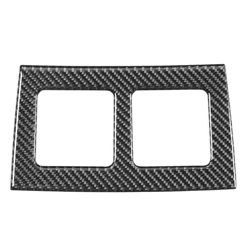 Carbon Fiber Rear Air Outlet Vent Cover Trim Fit for Dodge Challenger 2008‑2014 LHD