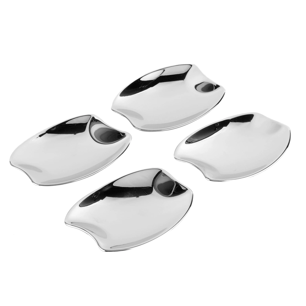 4pcs Side Door Handle Bowl Cover Trim Chrome ABS Fit for Honda Fit Jazz GR 2020‑2021