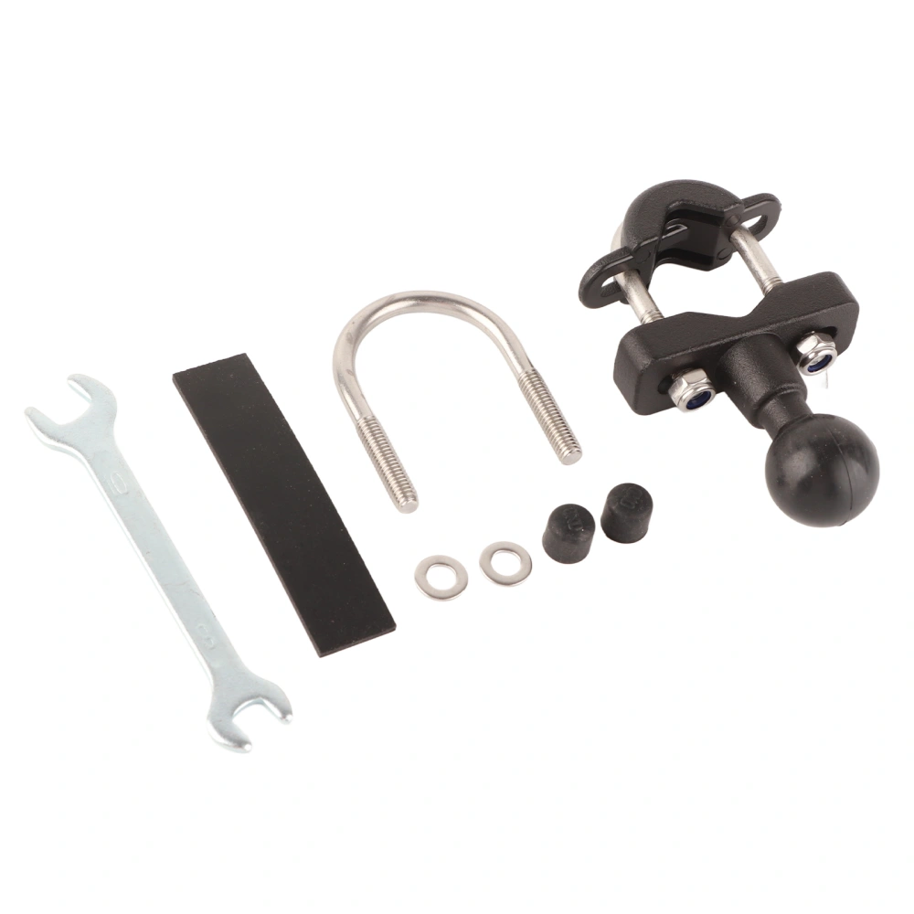 Motorcycle Handlebar Rail Ball Mount Base Kit Phone Holder Fixing Bracket Universal Accessory