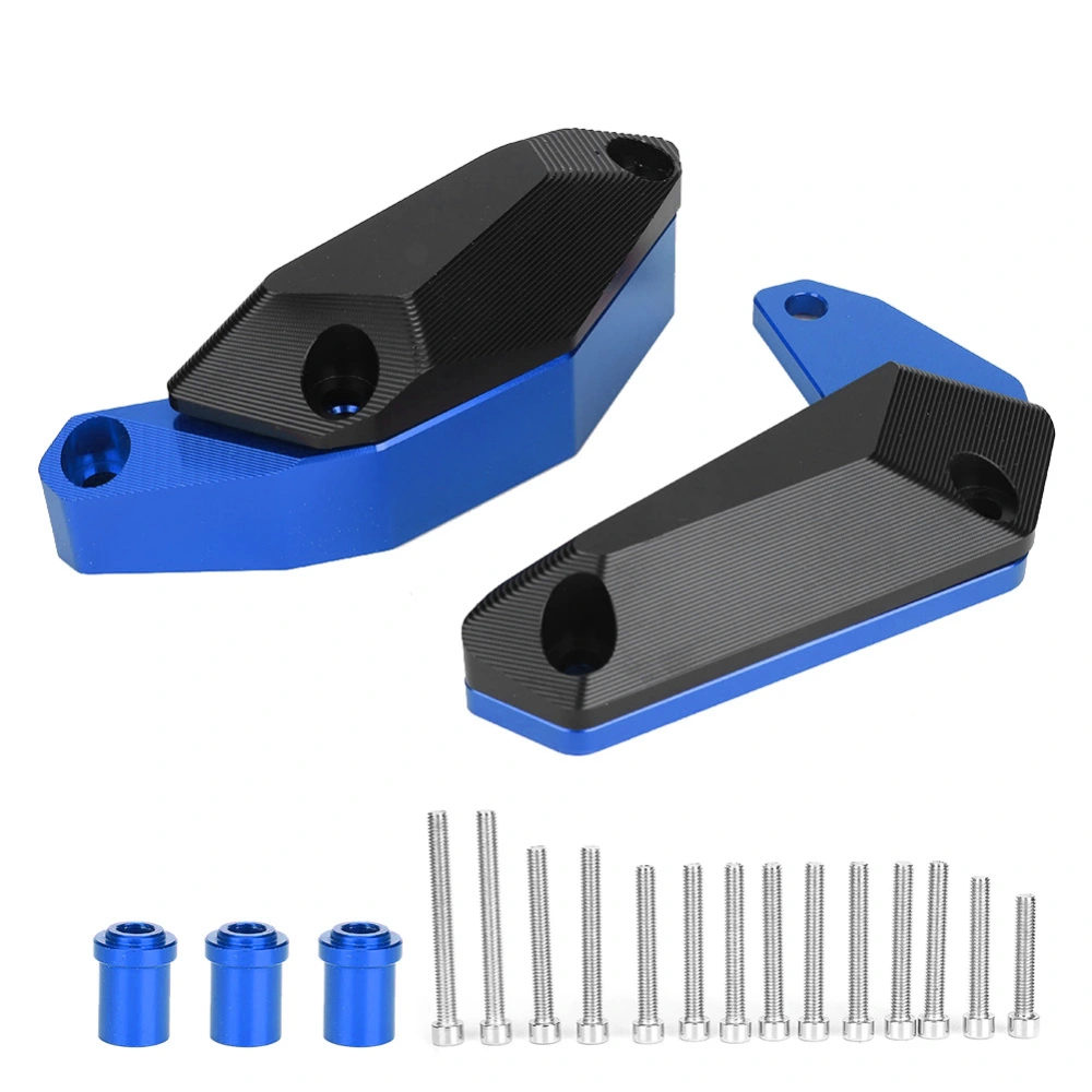 Engine Stator Slider Crash Pad Falling Frame Guard Protector Fit for Yamaha YZF R1S MT&#8209;10 FZ&#8209;10 15&#8209;20(Blue )