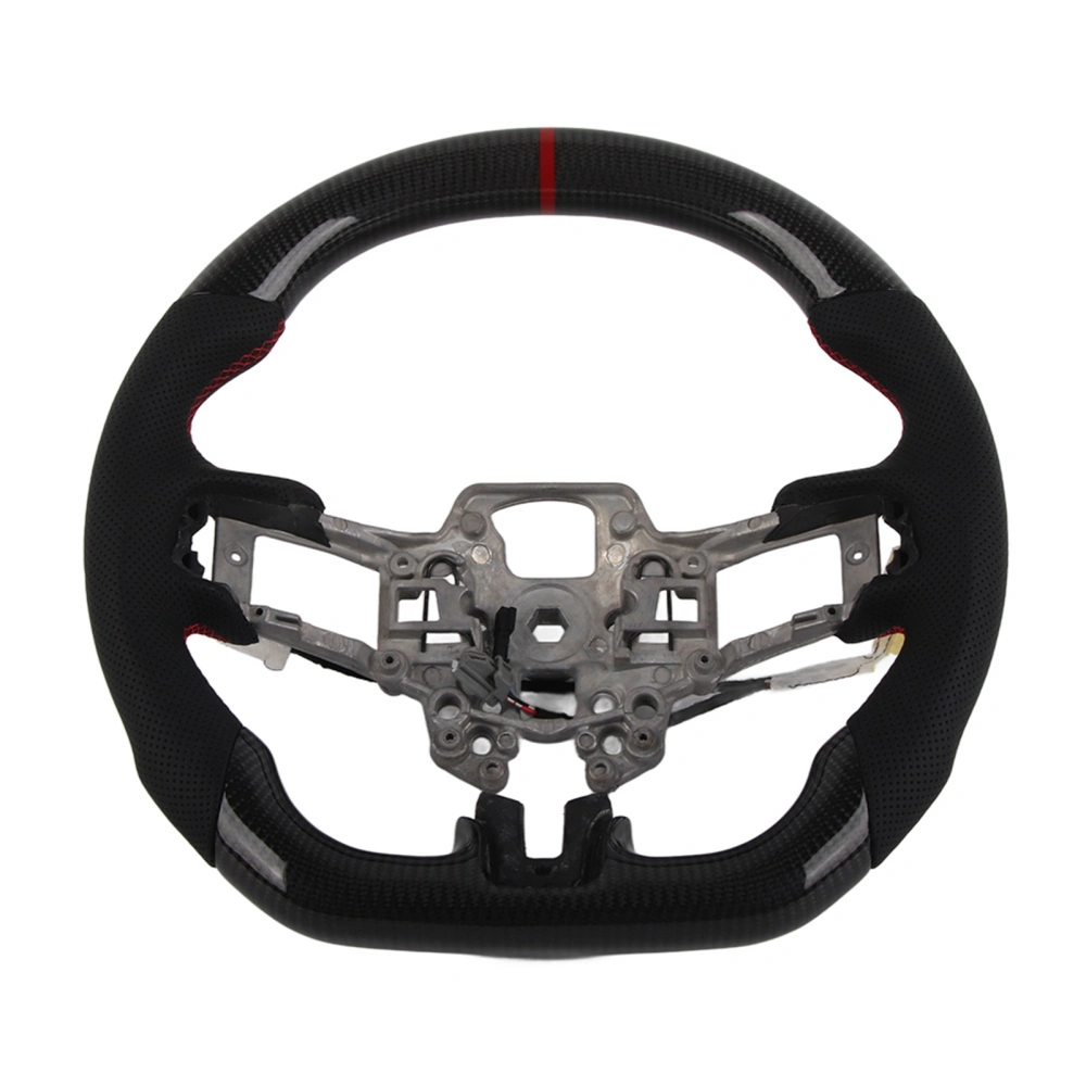 Carbon Fiber Heated Steering Wheel Fit for Mustang EcoBoost GT Shelby GT350 /GT350R 2018‑2020