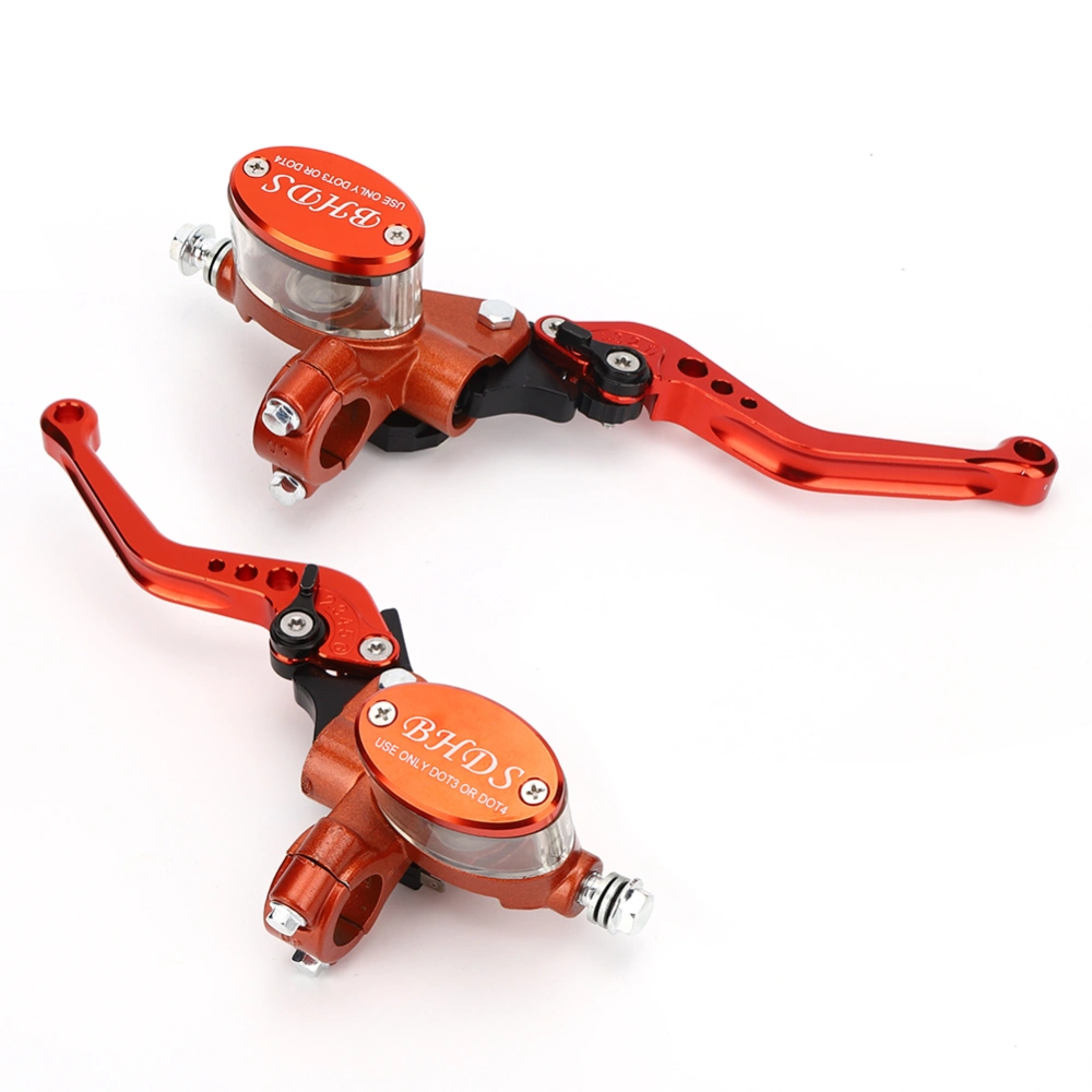 Pair Brake Clutch Lever Universal Motorcycle Master Cylinder Reservoir Hydraulic Pump Handbrake 22mm Fit for HONDA