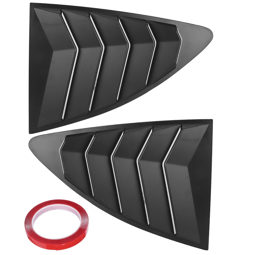 Matte Black Car Window Louvers Side Air Vent Cover Fit for Subaru BRZ 13‑18