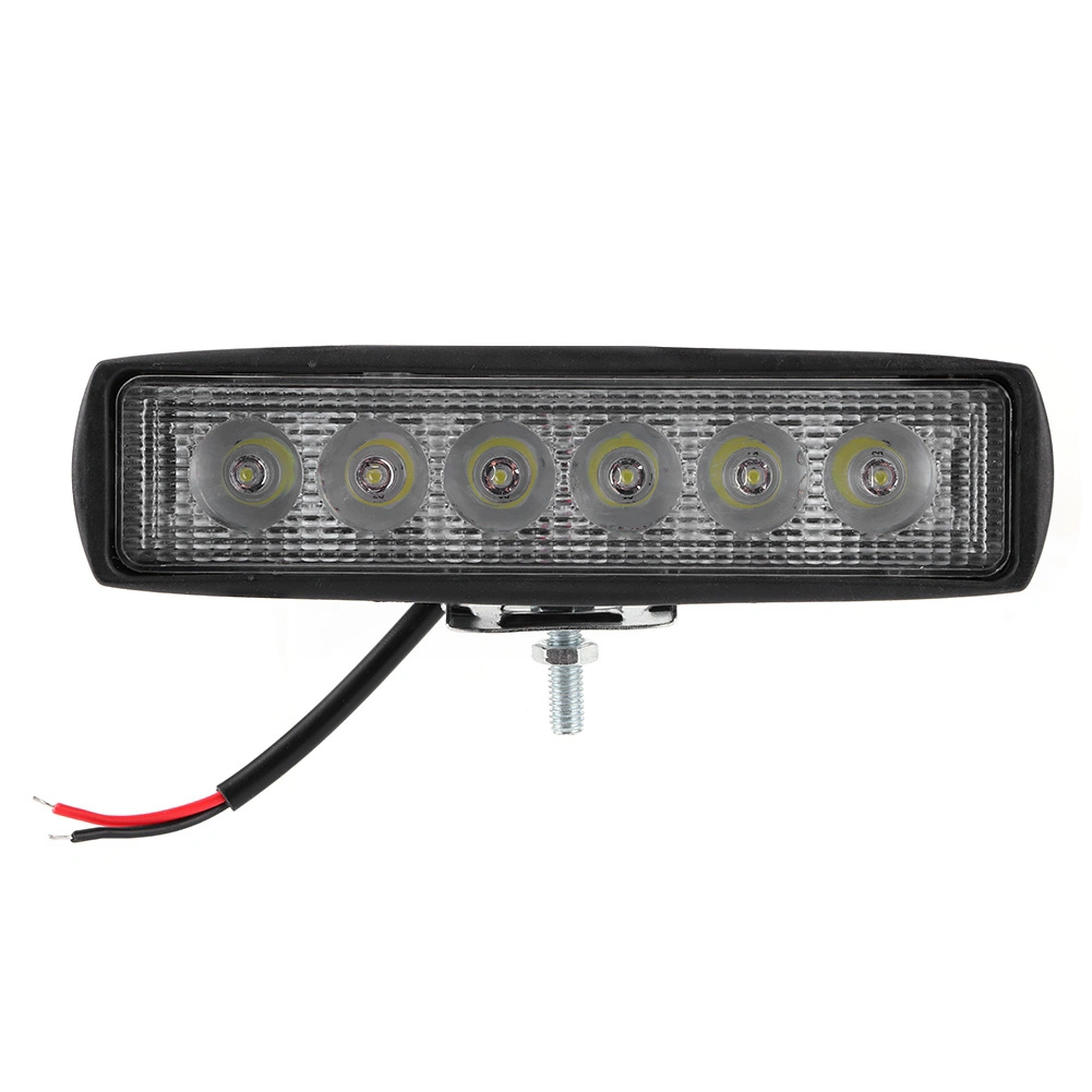 18W 800LM Work Light 6LED Fog Lamp Bar for Motorcycle Off Road Car Truck
