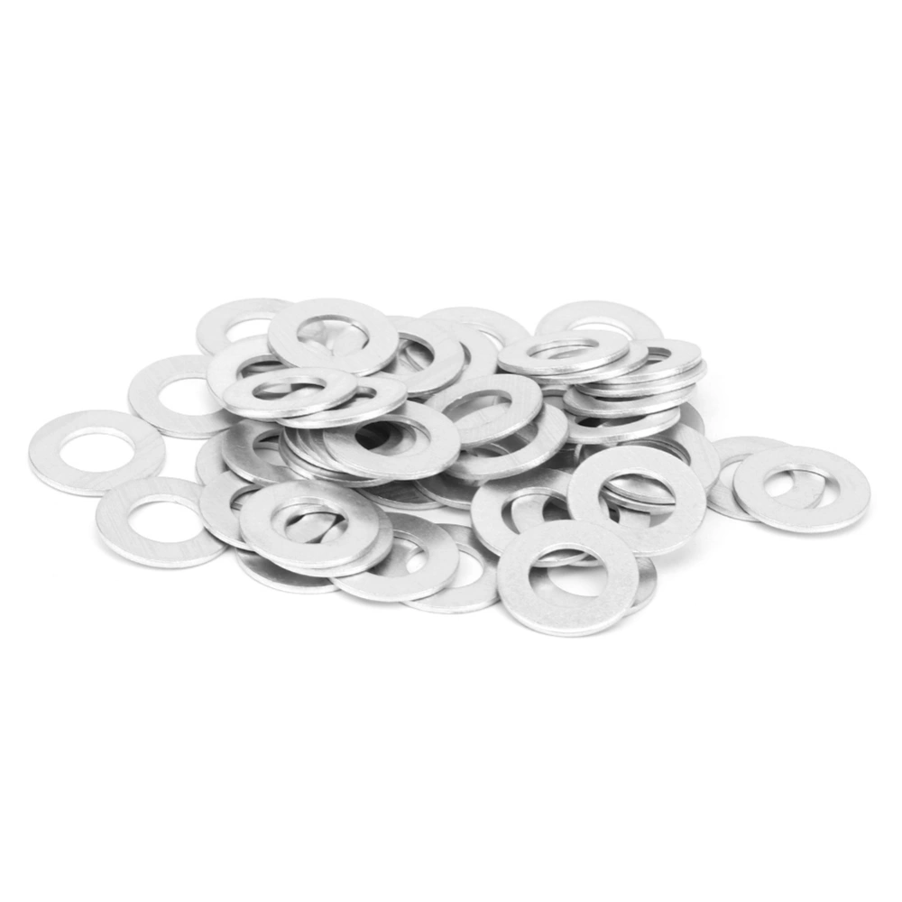 BuyWeek 50pcs Aluminum Alloy Oil Drain Plug Gasket 90430-12027 Fits for Toyota Corolla / Pickup