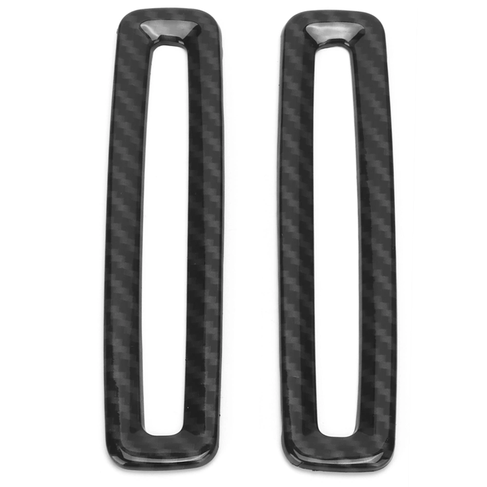 2pcs Carbon Fiber Style BPillar Air Vent Frame Trim Fit for Panamera 1020