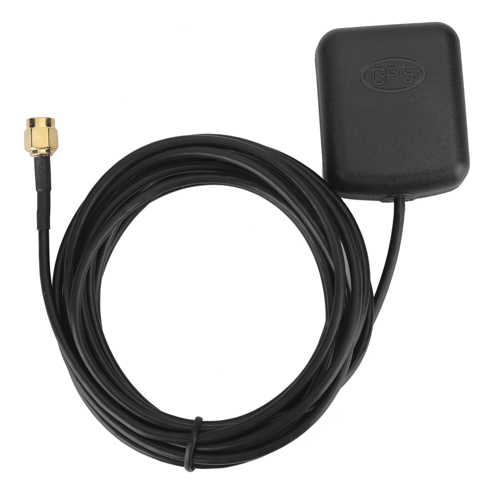 BuyWeek 3meters/9.8ft Car GPS Antenna SMA Connector Aerial Cable Magnetic Base DVD Navigation Signal Amplifier