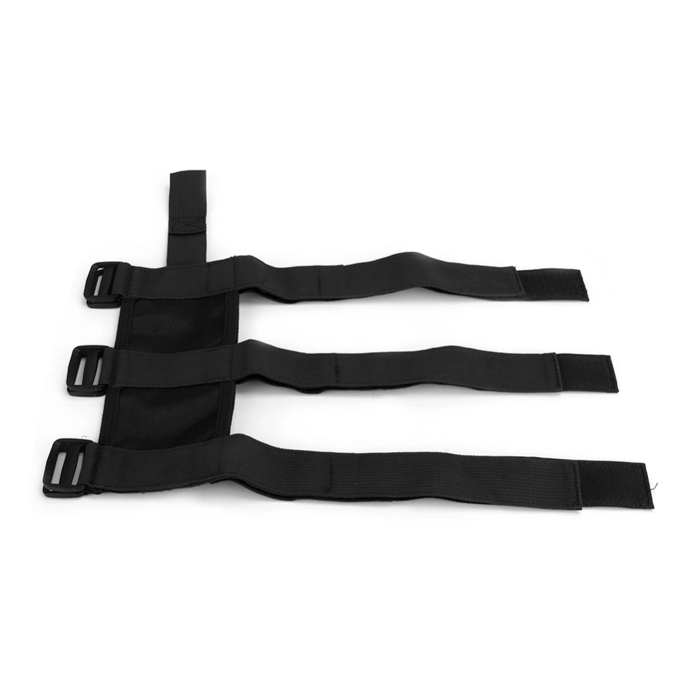 Auto Car Fire Extinguisher Fixing Holder Belt Adjustable Strap Fit for Jeep Wrangler/GladiatorBlack