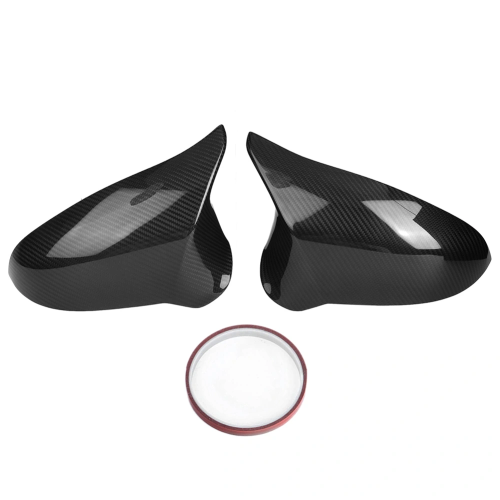 Carbon Fiber Side Wing Mirror ADD ON Covers Fit for M2 M3 M4 F87 F80 F82(LHD )