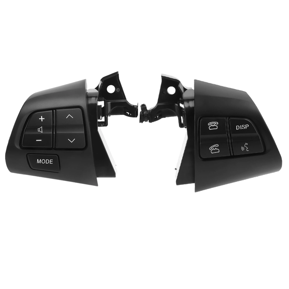 Steering Wheel Switches Left Right Buttons Fits for Toyota Corolla 2010-2013(Black )