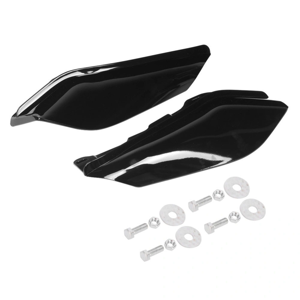 BuyWeek Motorcycle Mid Frame Air Deflector Heat Shield Fit for Touring Trike Models 2009-(Glossy Black )