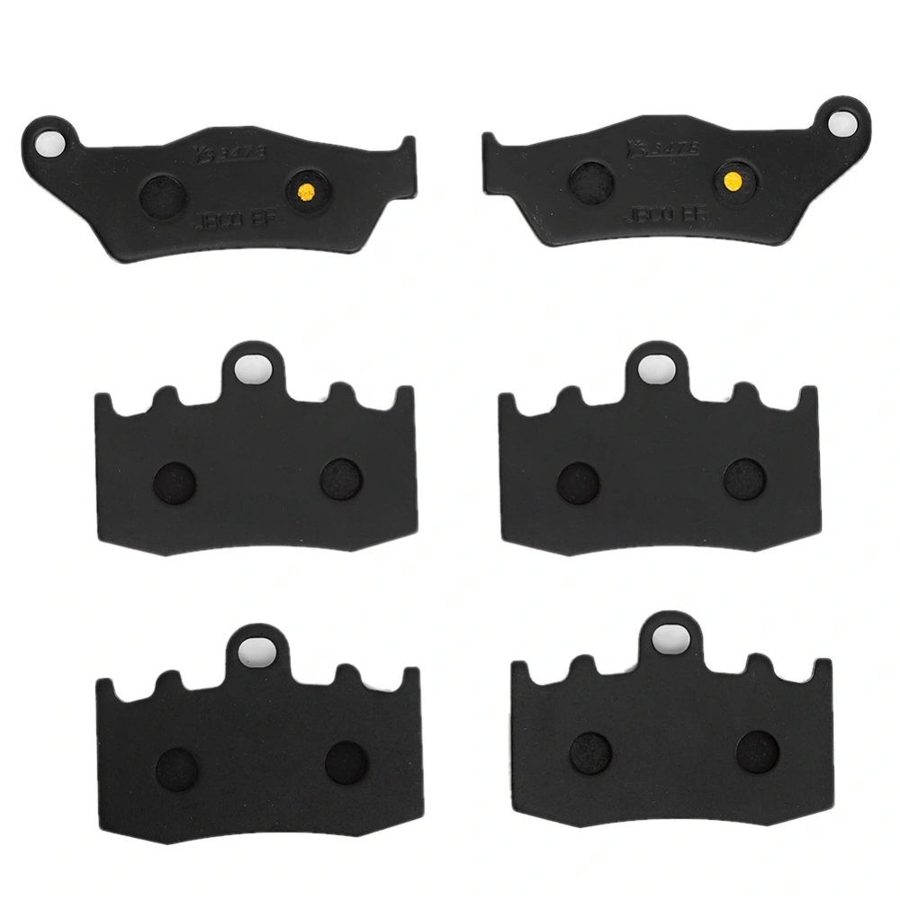 BuyWeek 6Pcs Front Rear Brake Pads High Quality Replacement Kits Fit for R1200GS R1200RT R1200ST