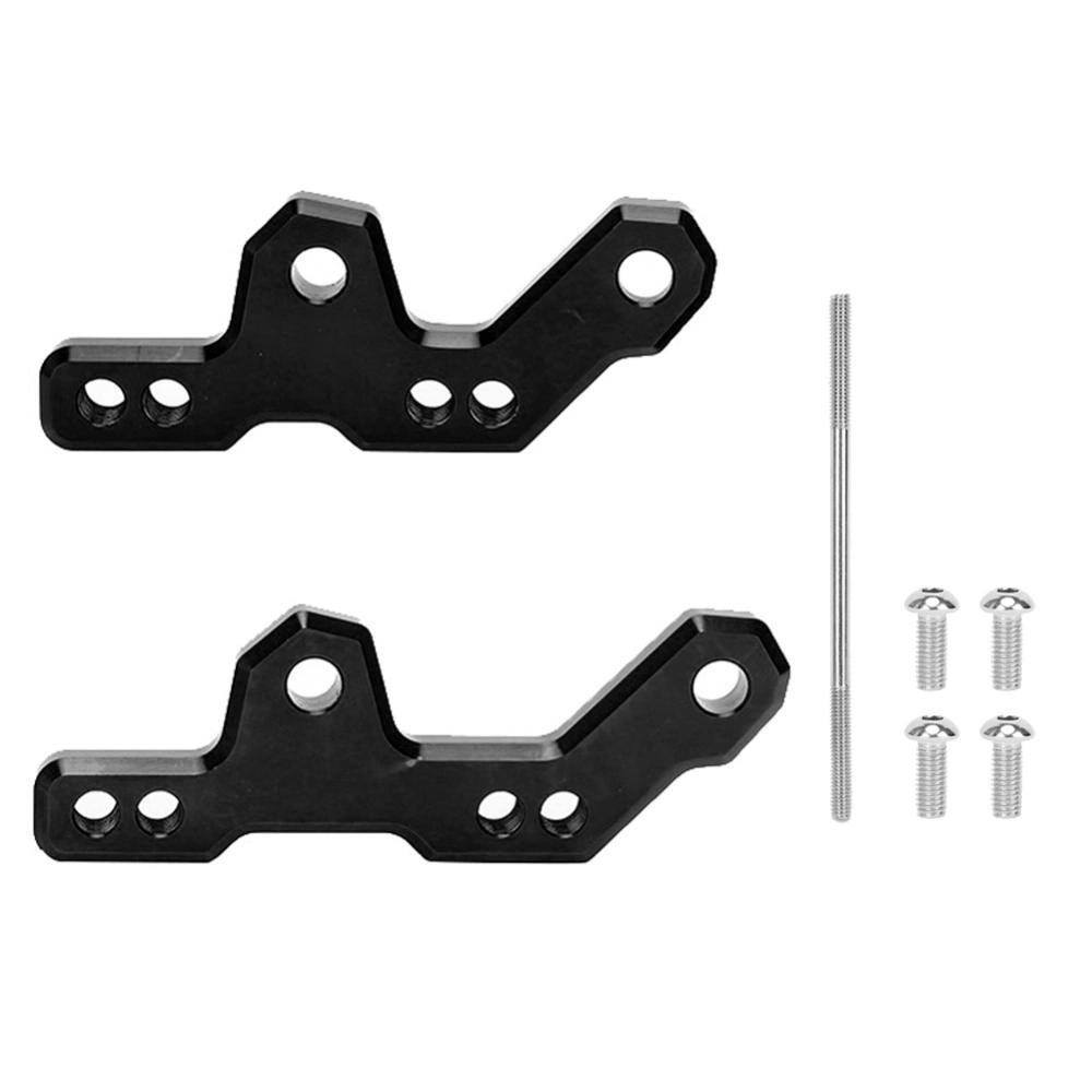 Motorcycle Foot Pegs Rear Step Pedals Fit for Kawasaki Ninja 250 300 Zx-300R Z250 Z300Black