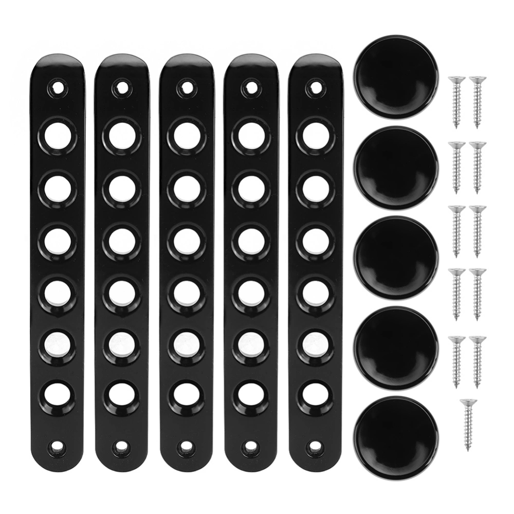 Side Door Grab Handle Insert &amp; Push Button Knobs Cover Fit for Jeep Wrangler Jk Unlimited 07-18