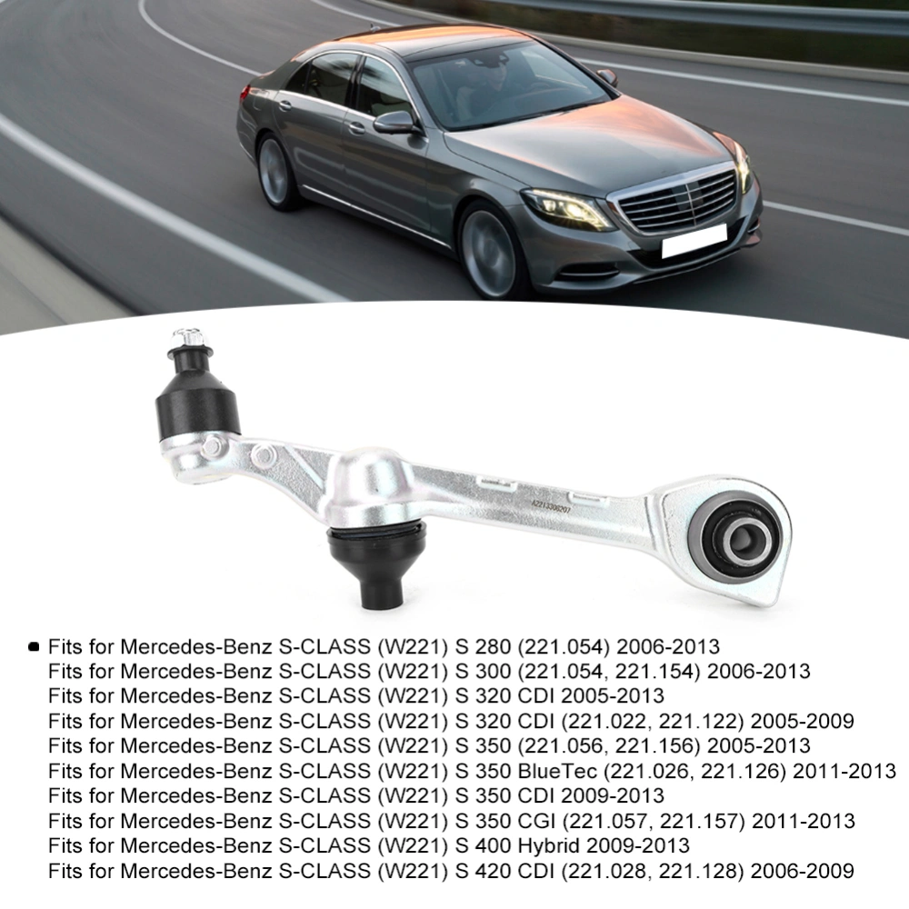 BuyWeek Front Lower Rear Control Arm Ball Joint A2213308207 Fits for Mercedes-Benz S-Class W221