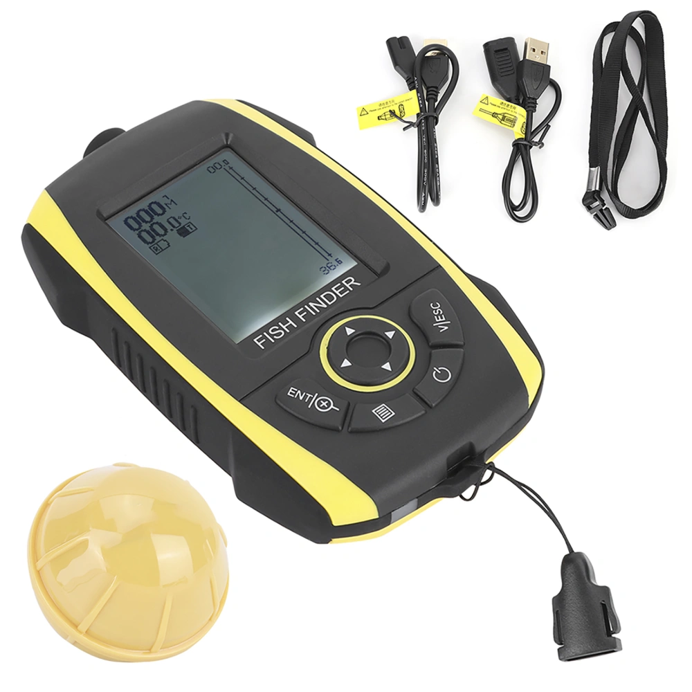 Wireless Depth Sonar Visual Echo Sounder Fish Detector Finder FF268W