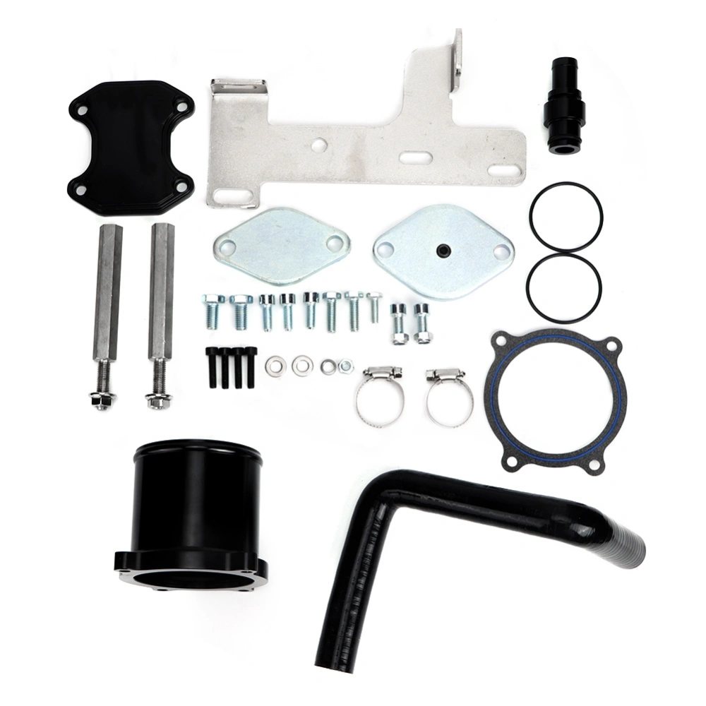 BuyWeek Car EGR Cooler Throttle Valve Delete Kit Fit for Dodge Ram 6.7L Cummins Diesel