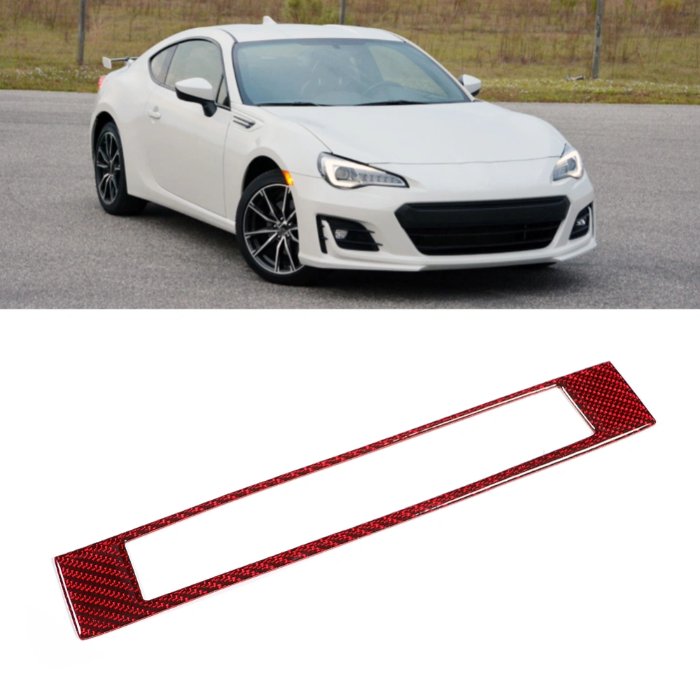 Left Drive Car Center Control Frame Carbon Fiber Decoration Fit for Subaru BRZ