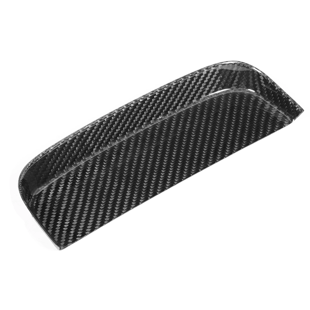 Carbon Fiber Car Storage Box Cover Trim Decor Fit for Ford Mustang 2014-2018