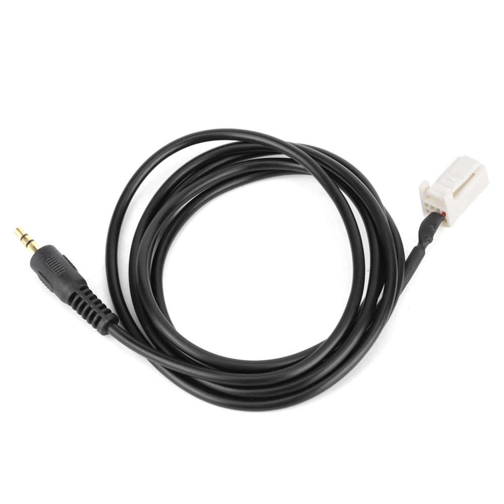 BuyWeek 8 Pins Audio Cable Black Adapter Accessories Fit for Suzuki HRV Swift Jimny 3.5mm