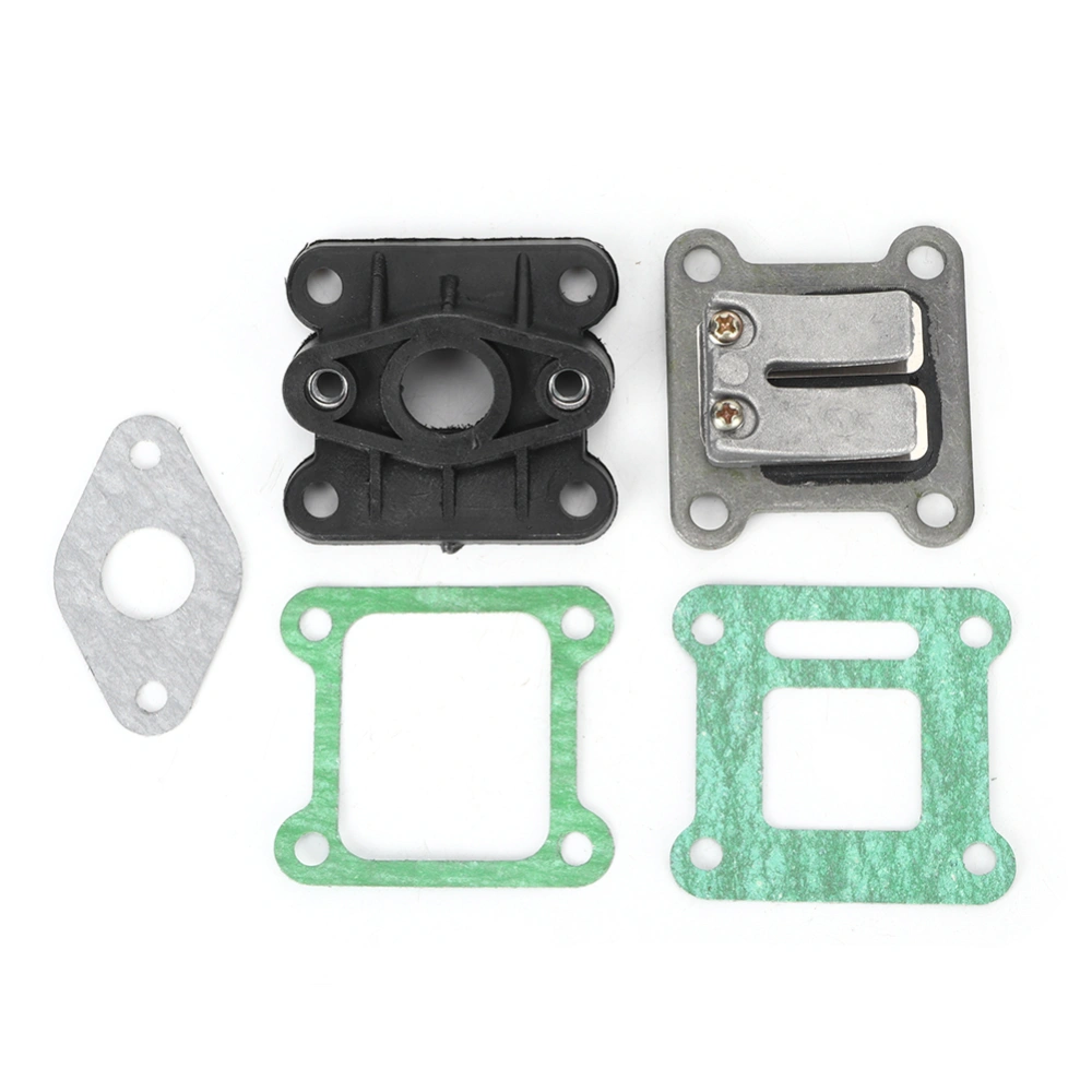 BuyWeek Carburetor Reed Valve Mainfold Kit for 47cc 49cc Pocket Bike Mini ATV/Dirt Bike