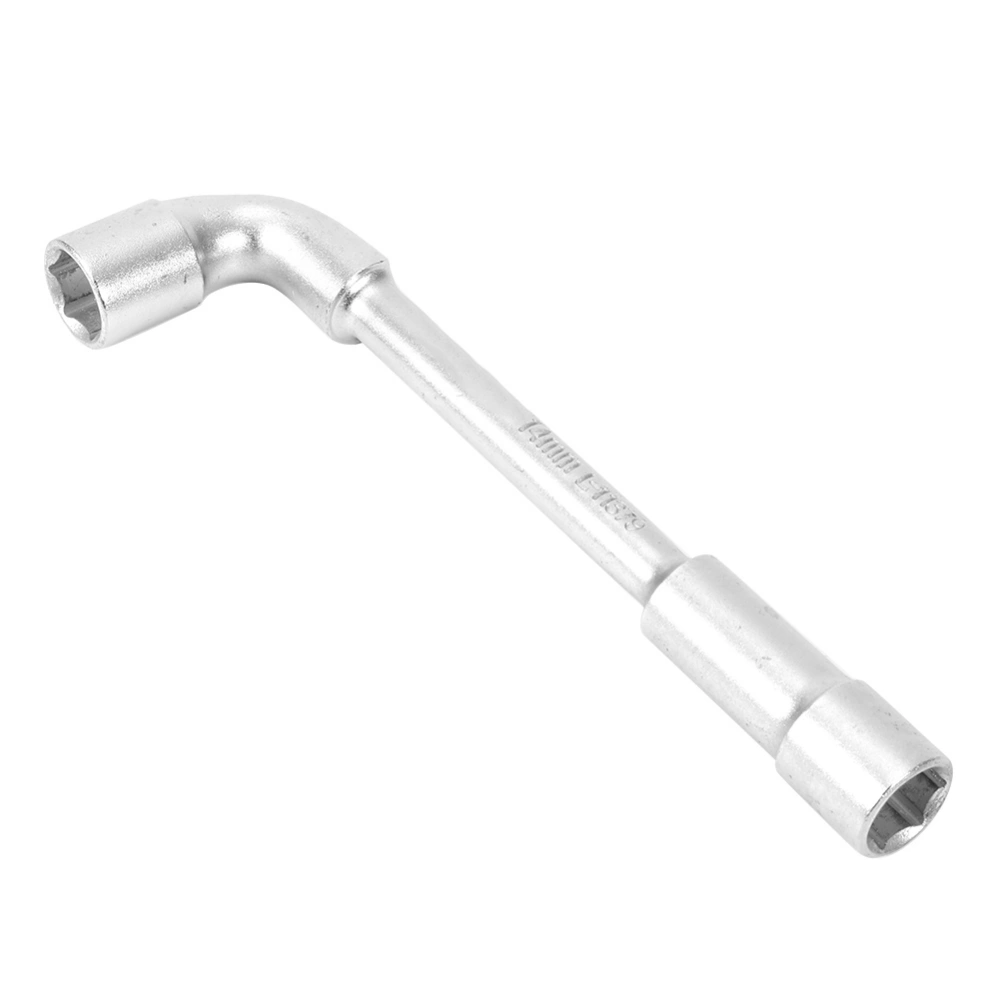 L Type Chrome Vanadium Steel Double Head Elbow Wrench Repair Tool14mm