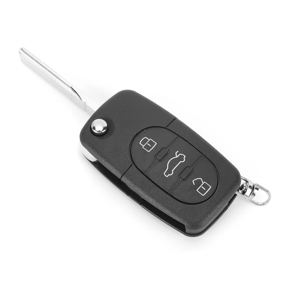 Car Folding Key Fob Protective Case 3 Button ABS Cover Vehicle Accessory Fit for S60