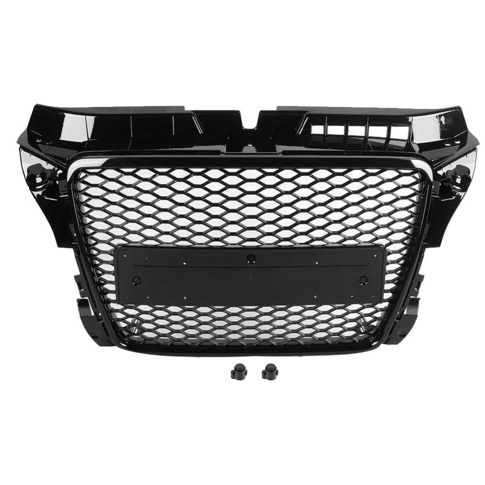 BuyWeek Black Front Bumper Grille Refit for RS Style Fits for A3/S3 8P 09-12 Car Modification