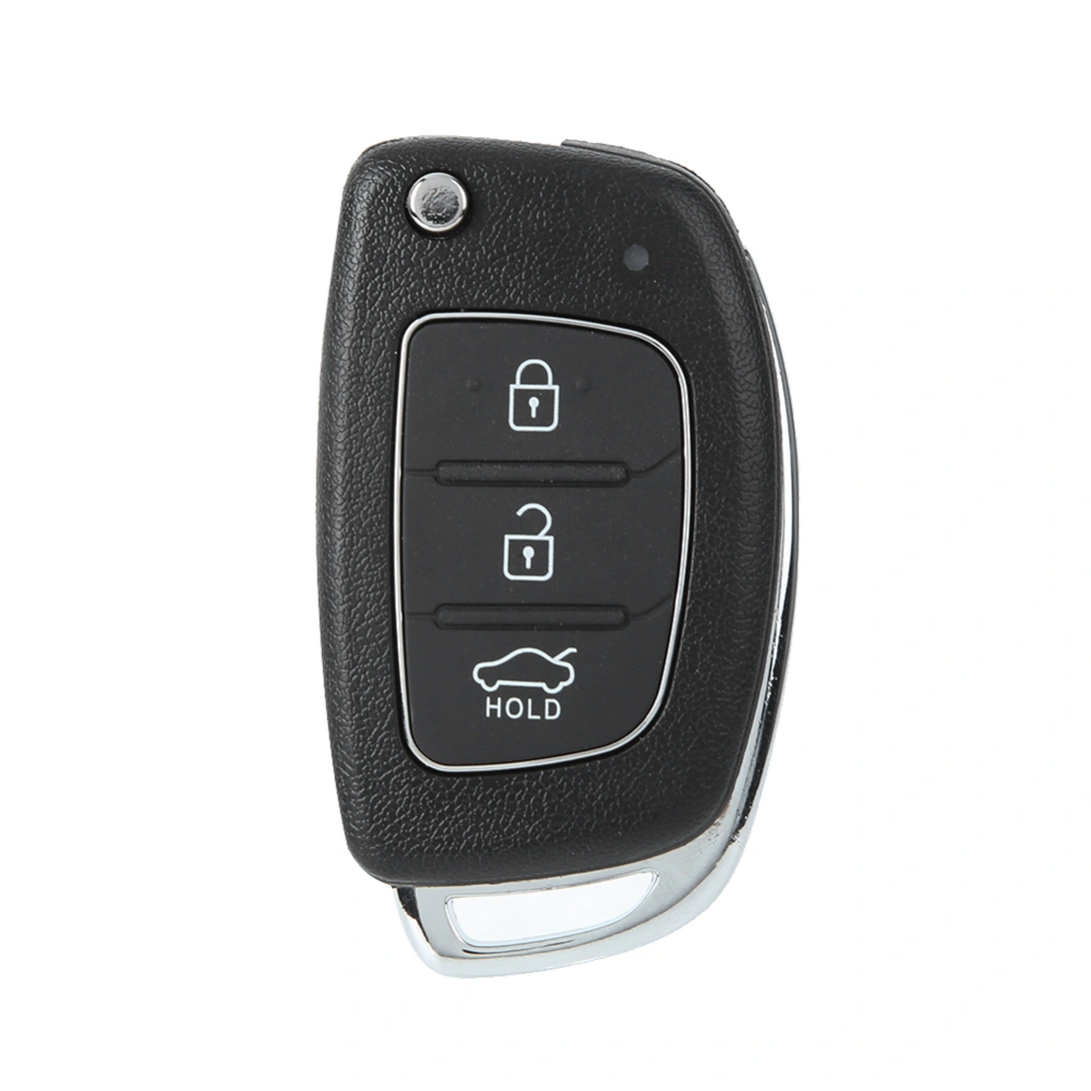 BuyWeek 3-Button Remote Key Fob Case Shell Fit for Hyundai Santa Fe (ix45) 2013-2014