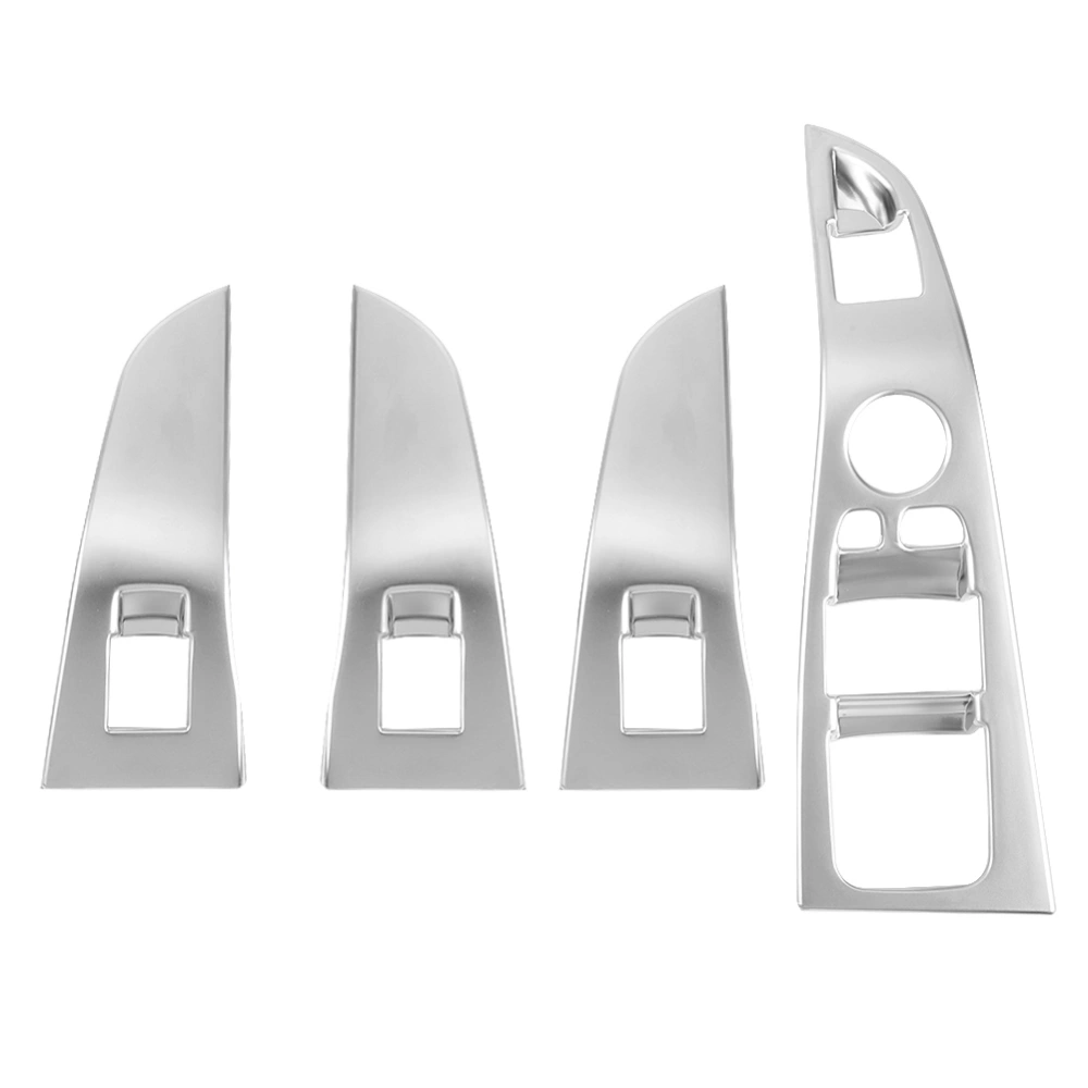 4pcs ABS Window Lifter Switch Frame Cover Trim Decoration Fits for X5 X7 2019(Chrome Plated )