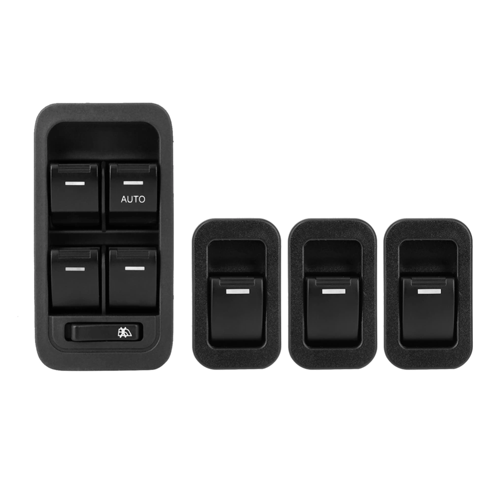 Car Power Window Master Switch Accessories Fit for Ford Territory (1 Main 3 Auxiliary Switch)